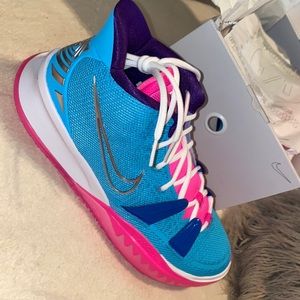 Nike customized Kyrie Basketball shoes. Unisex. 11.5 in men. 13 in women.